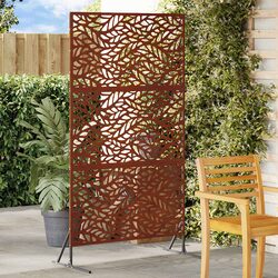 Your Garden Privacy Screen: 100x50x180cm Rusty Design