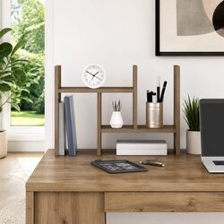 Friendly Desk Organiser in Brown for Your Workspace