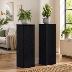 Your New Black Oak Plant Stand Set, 2 pcs for Indoors