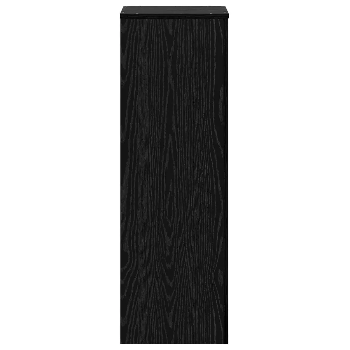 Plant Stand Black Oak Rectangular 33x33x100cm Modern Display Indoor Outdoor Garden Balcony