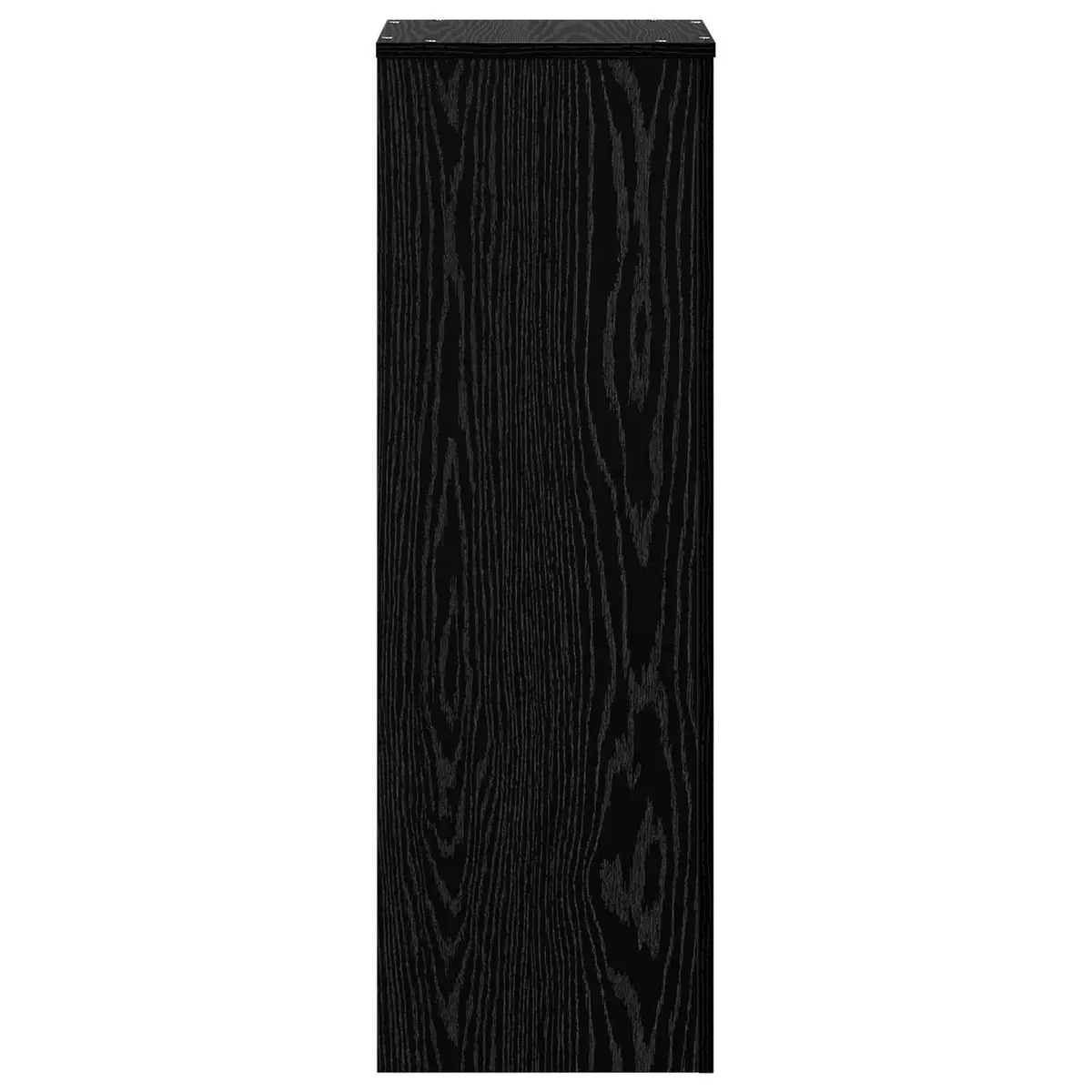 Plant Stand Black Oak Rectangular 33x33x100cm Modern Display Indoor Outdoor Garden Balcony