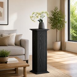 Friendly and Versatile Black Oak Display Stand