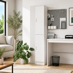 White Highboard Storage Cabinet Modern Bedroom Living Room Buffet Sideboard