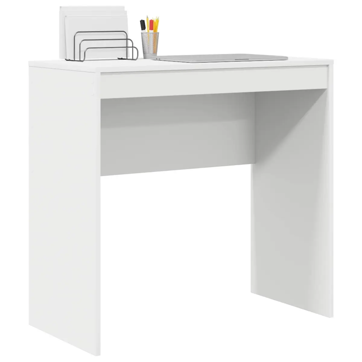 Writing Desk Engineered Wood White 80 x 40 x 76 cm