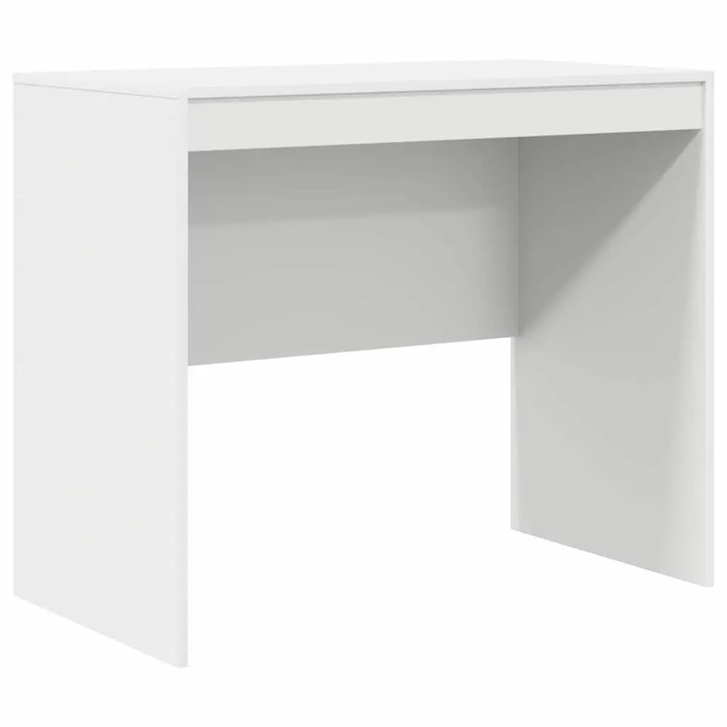 Writing Desk Compact White Engineered Wood 90 x 50 x 76 cm