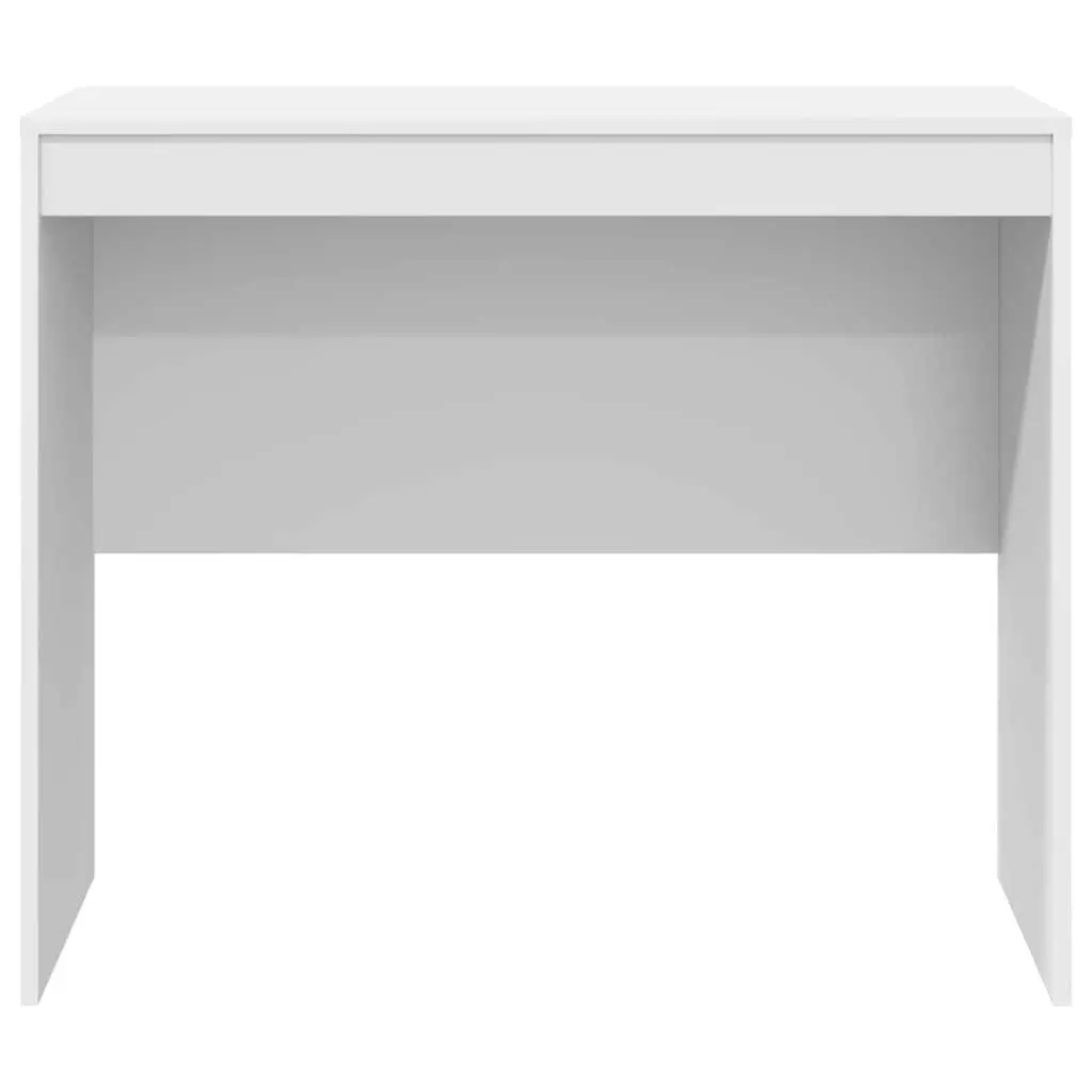 Writing Desk Compact White Engineered Wood 90 x 50 x 76 cm