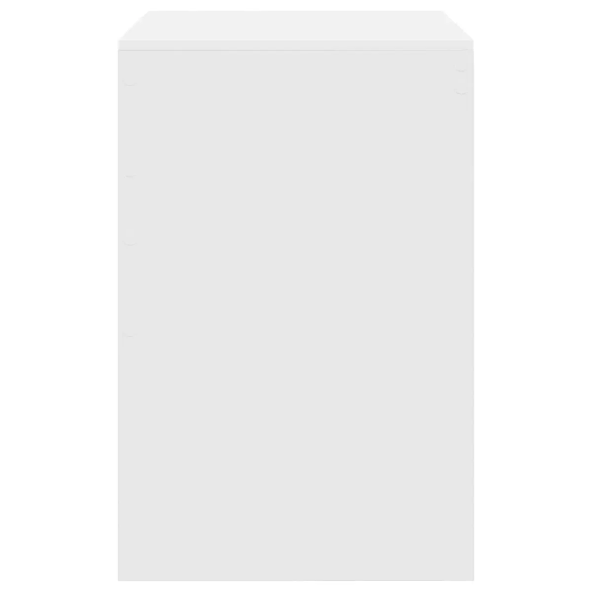 White Writing Desk Compact Modern Minimalist 100 x 50 x 76 cm