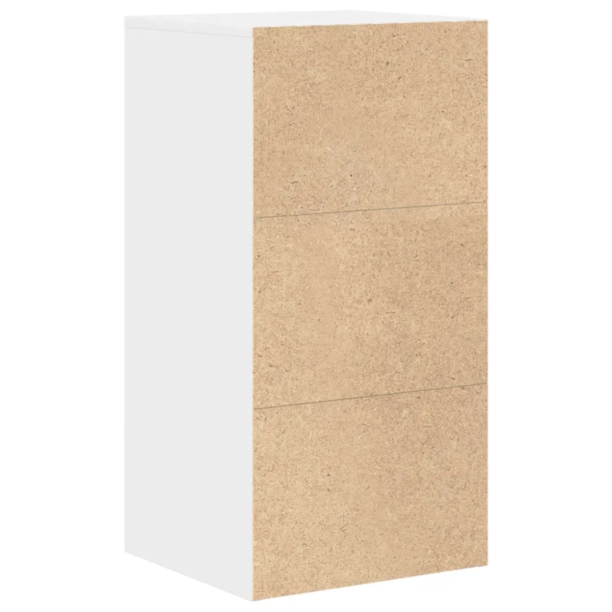White Sideboard Modern Storage Cabinet 38 x 34 x 75 cm
