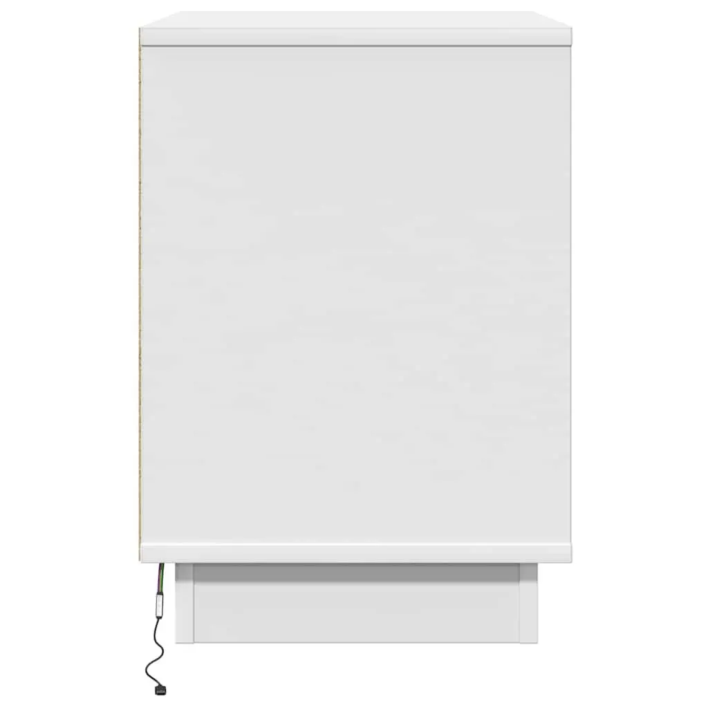 Bedside Cabinet Pair with LED Lights
