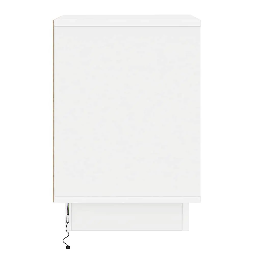 Bedside Cabinet Set with Modern LED Illumination