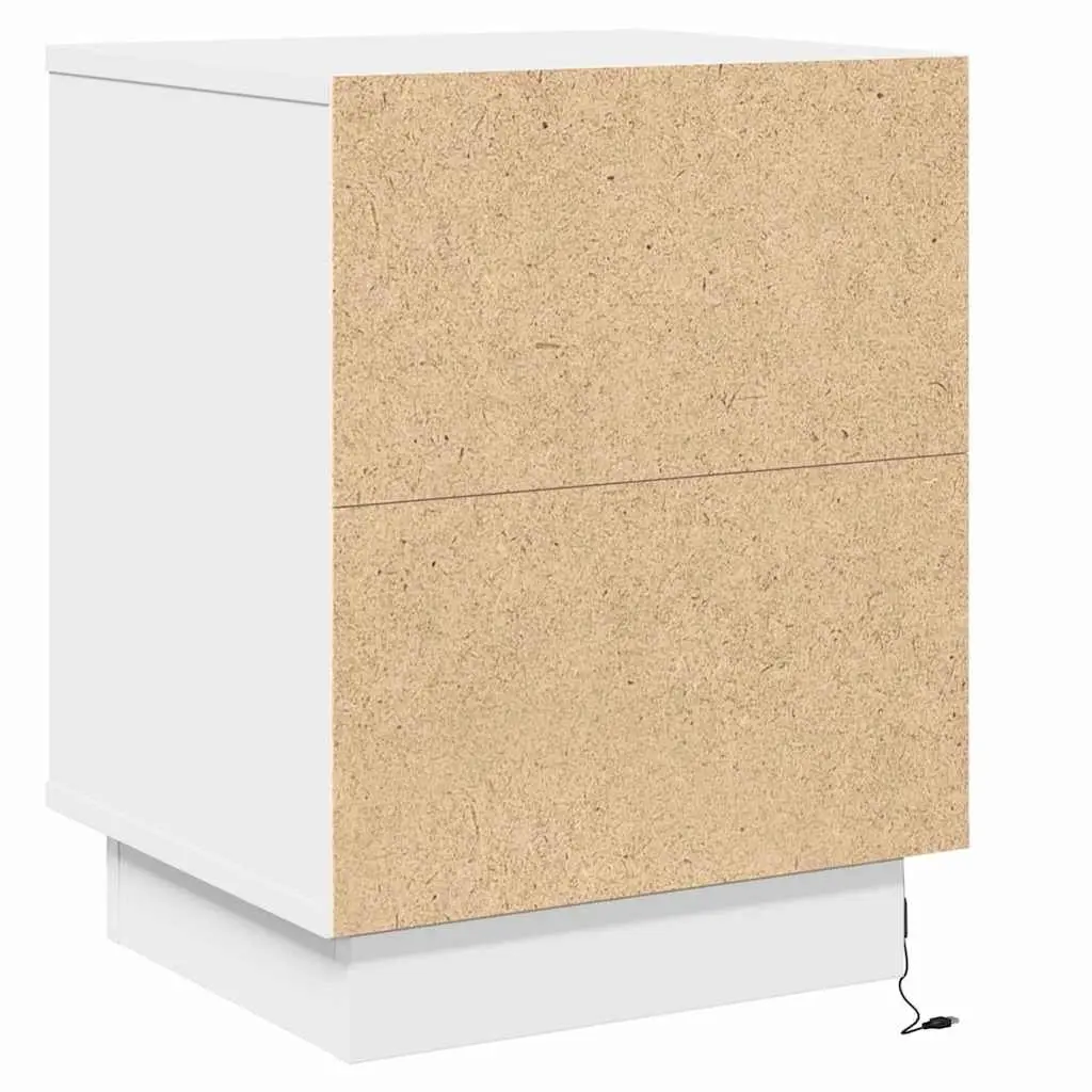 Bedside Cabinet Set with Modern LED Illumination