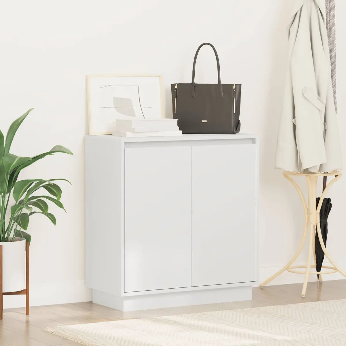 LED Sideboard Storage Cabinet