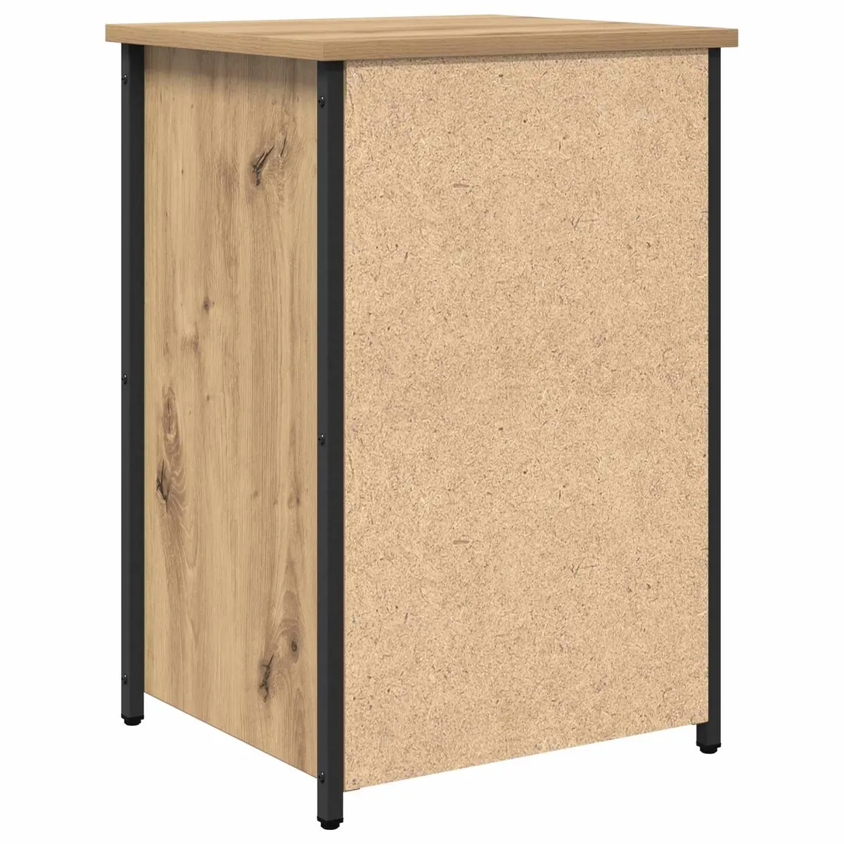 Bedside Cabinet Brown 40 x 36 x 60 cm 2 Piece Bedroom Nightstand Storage Drawer