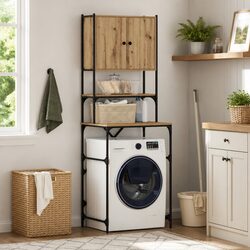 Your Go-To Wooden Cabinet for Laundry Spaces