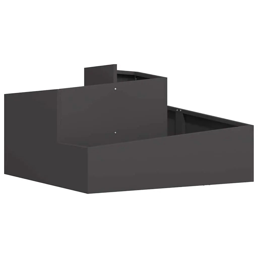 Garden Planter Metal Box 80x80x50cm Outdoor Flowers Vegetables Plants Display