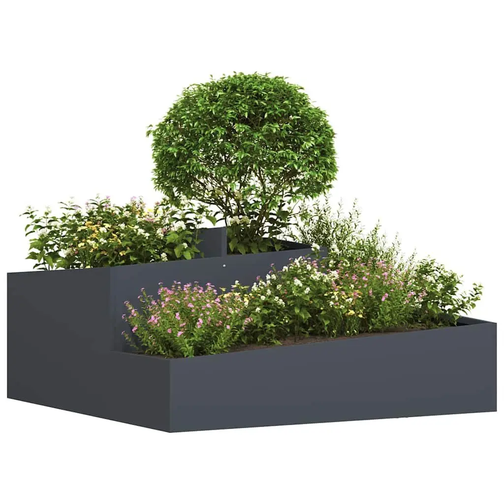 Anthracite Planter for Garden Spaces 100x100x50cm