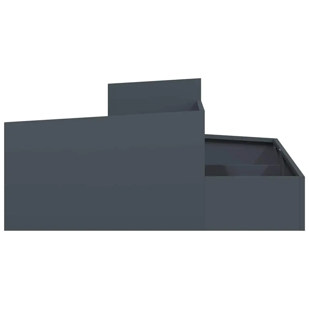 Anthracite Planter for Garden Spaces 100x100x50cm