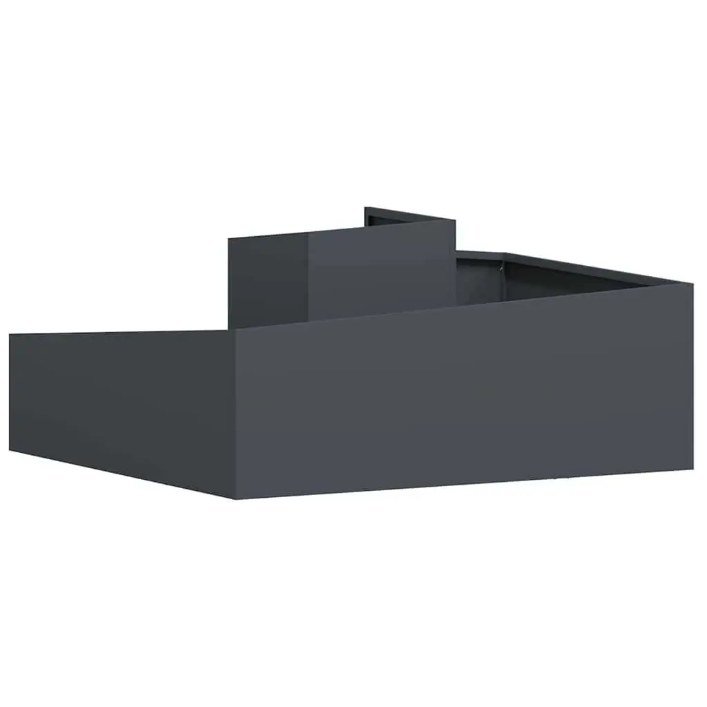 Anthracite Planter for Garden Spaces 100x100x50cm