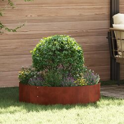 Create a Welcoming Garden with 80x80x20cm Steel Planter
