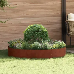 Discover 5 Elegant Brown Steel Planter Rings for Your Garden