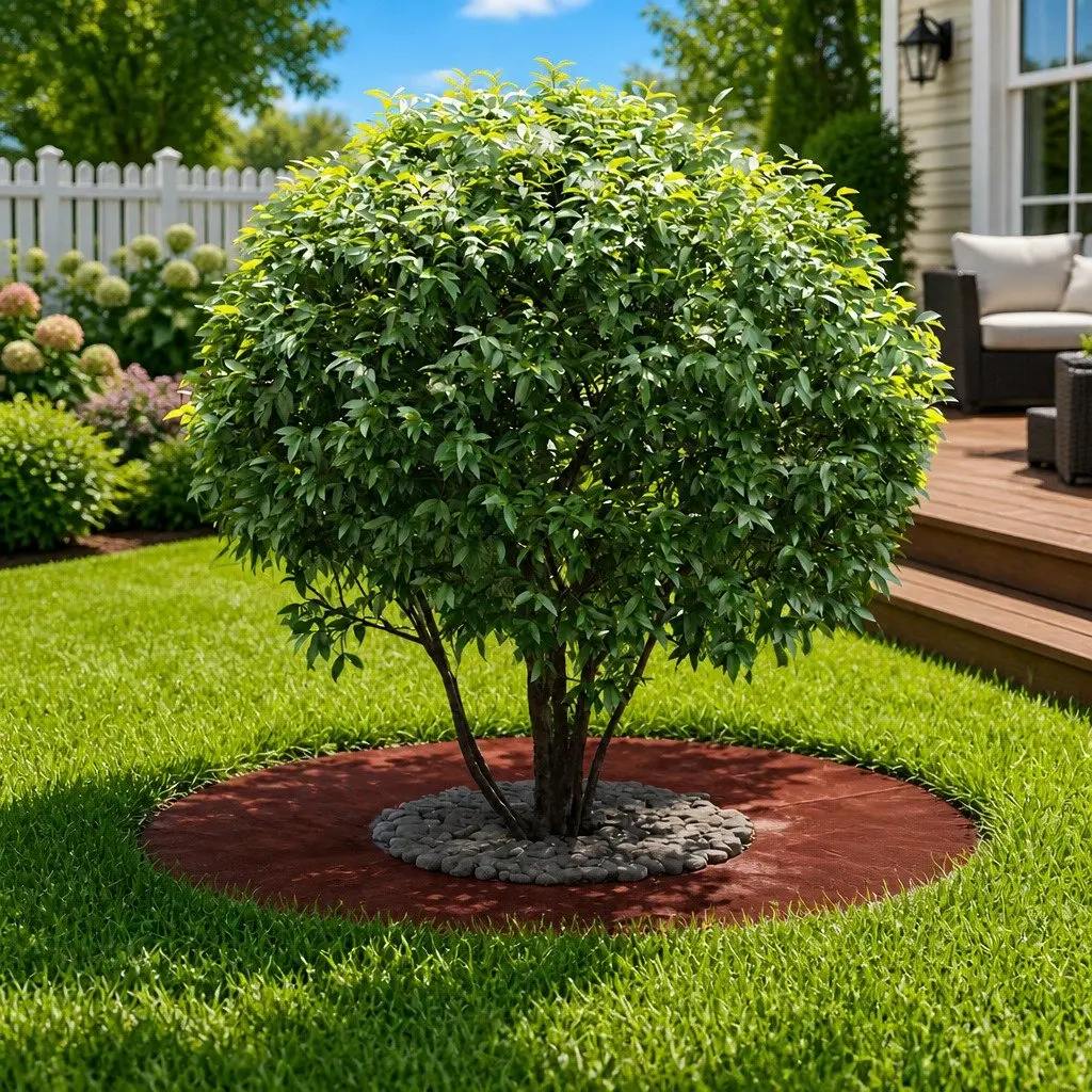 Decorative Tree Ring Garden Protection Brown 30 cm 60 cm Outdoor Landscaping