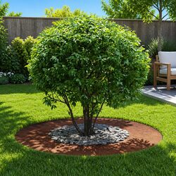 Decorative Tree Ring 40cm 70cm Brown Garden Outdoor Landscaping Lawn Edging