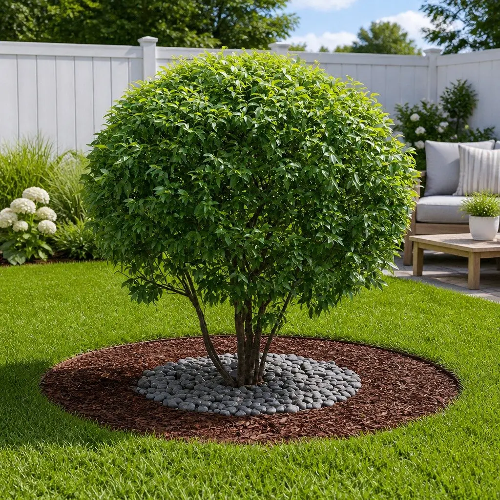 Tree Ring Protector 5 Pieces Rusty Brown Garden Landscape Edging Outdoor