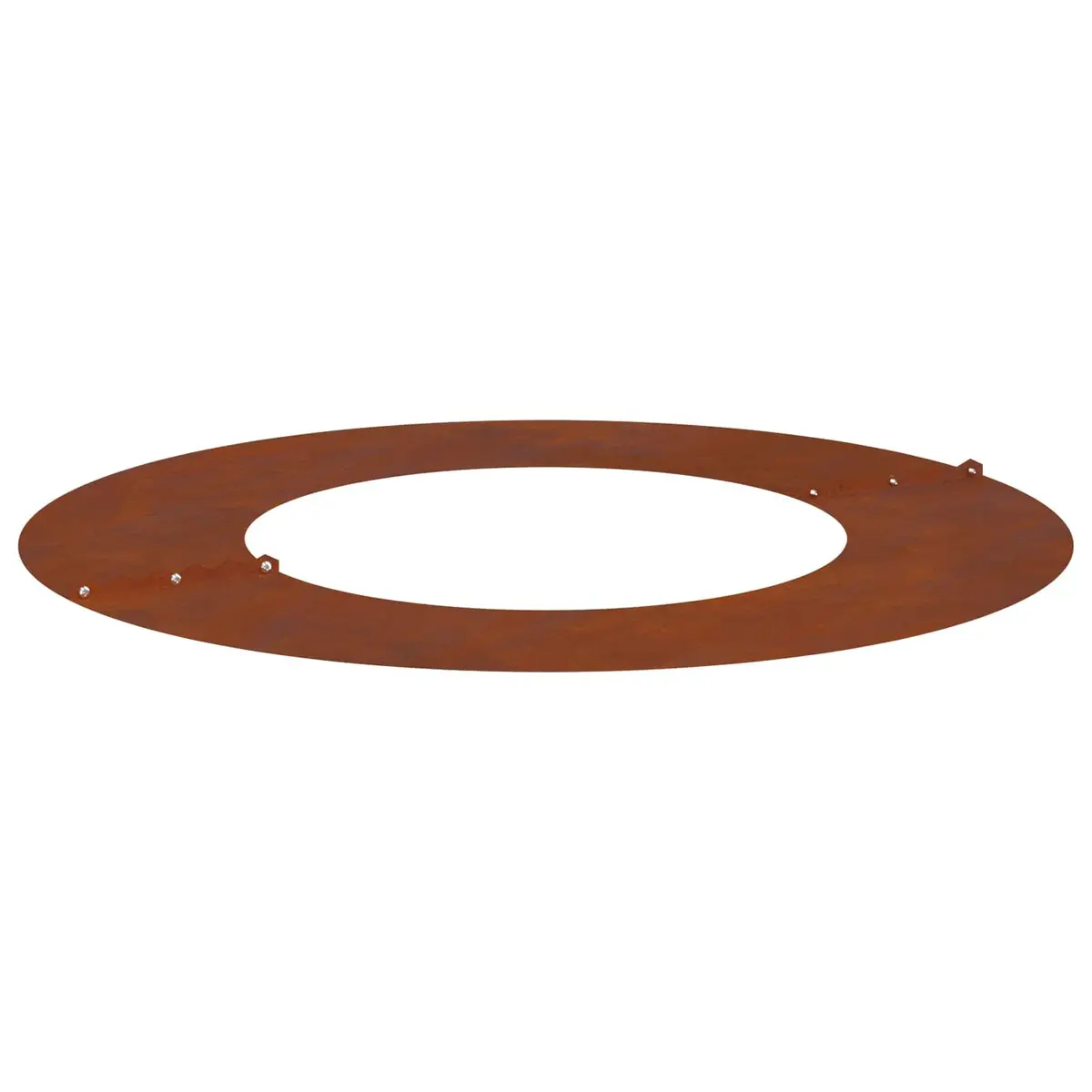 Tree Ring Protector 5 Pieces Rusty Brown Garden Landscape Edging Outdoor