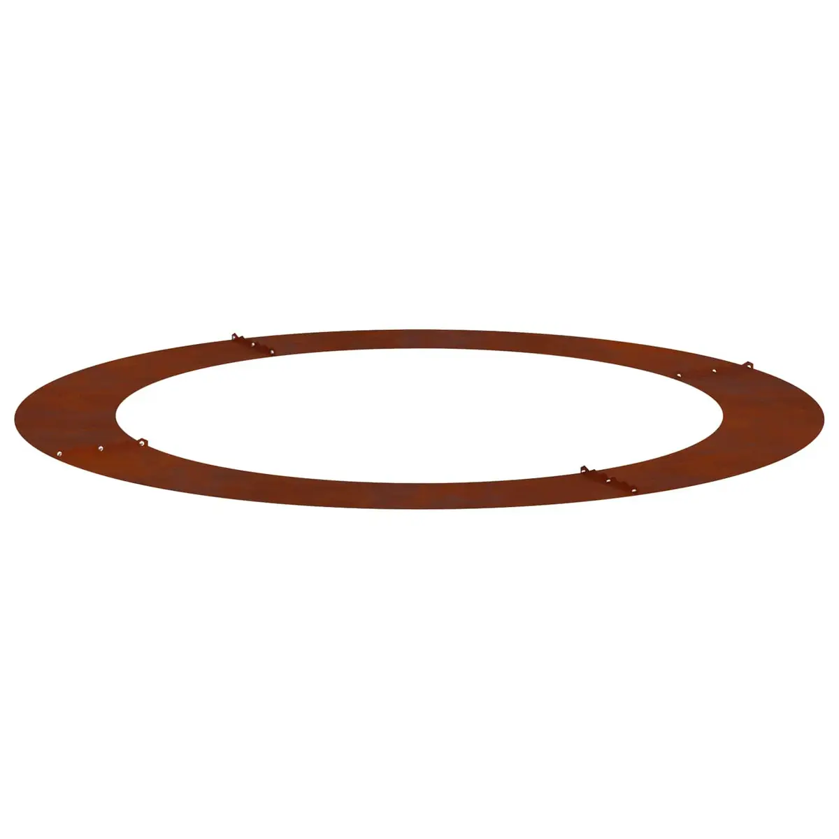 Tree Ring for Flat Trees 5 Pieces Brown Outdoor Garden Decor Ø90/120cm Set