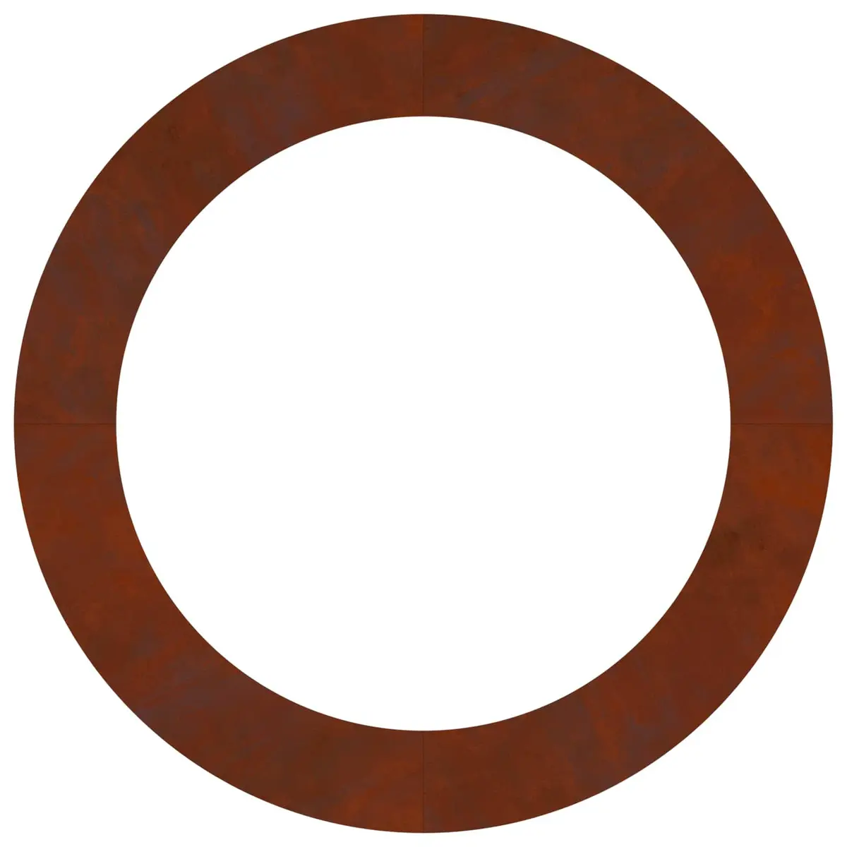 Tree Ring for Flat Trees 5 Pieces Brown Outdoor Garden Decor Ø90/120cm Set