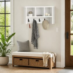 Get Organized with a Friendly Wall-Mounted Coat Rack