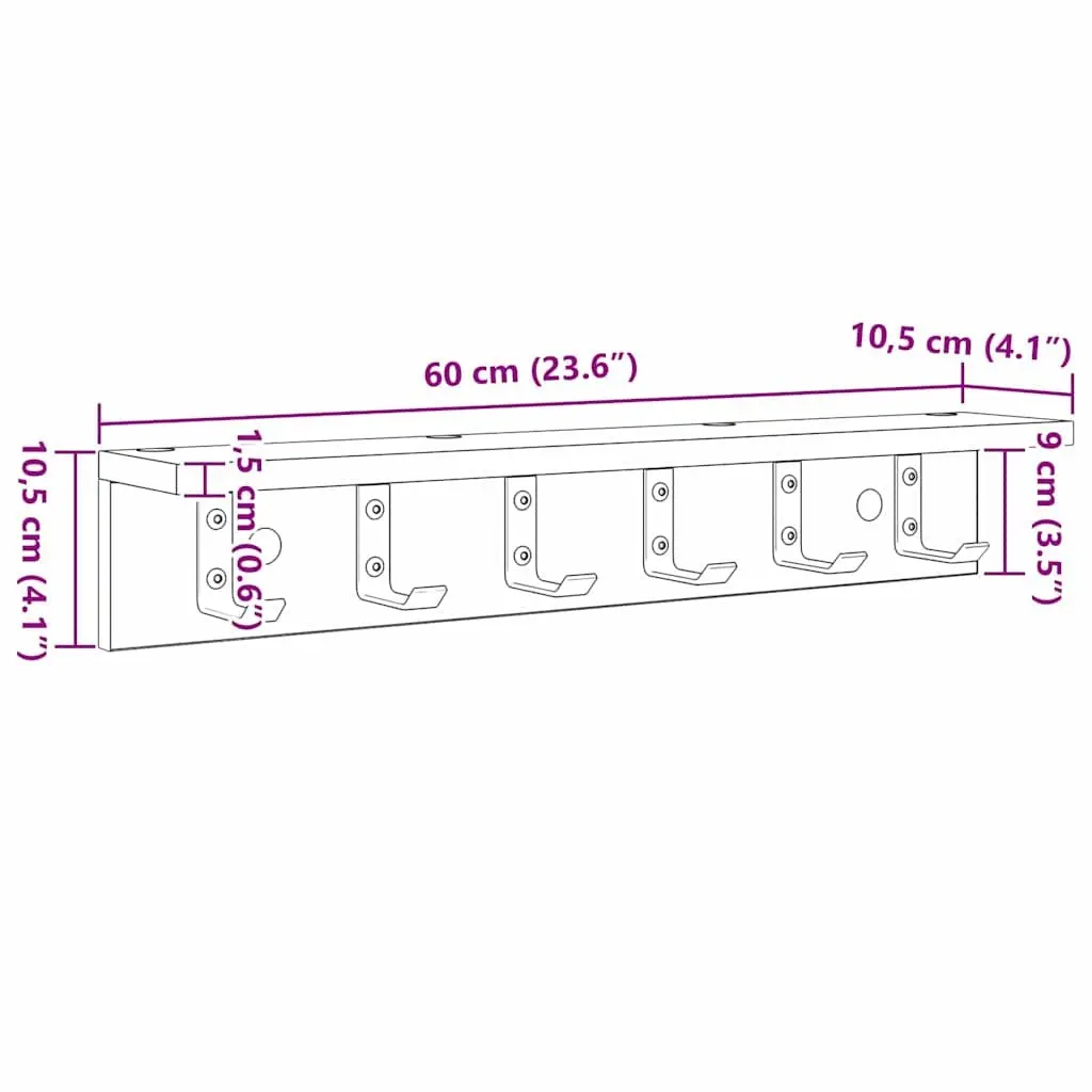 Wall-Mounted Coat Rack