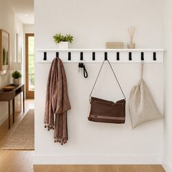 Friendly Wall-Mounted Coat Rack for Your Space 100cm