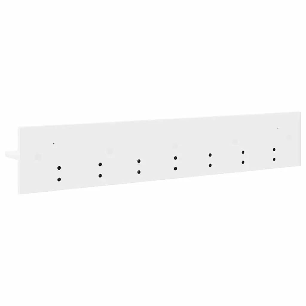 Wall-Mounted Coat Rack Modern White 100 x 10.5 x 18 cm