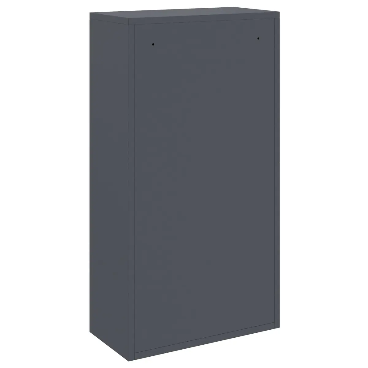 Parcel Drop Box Modern Anthracite Steel Storage 44x22x82cm