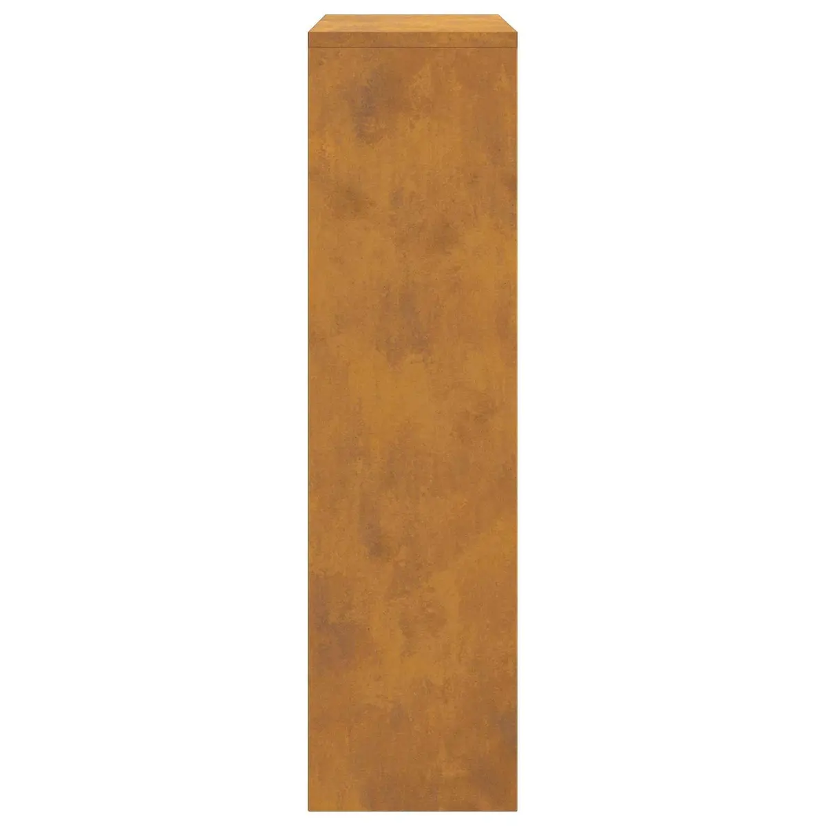 Parcel Drop Box Weathering Steel Rectangular 44 x 22 x 82 cm