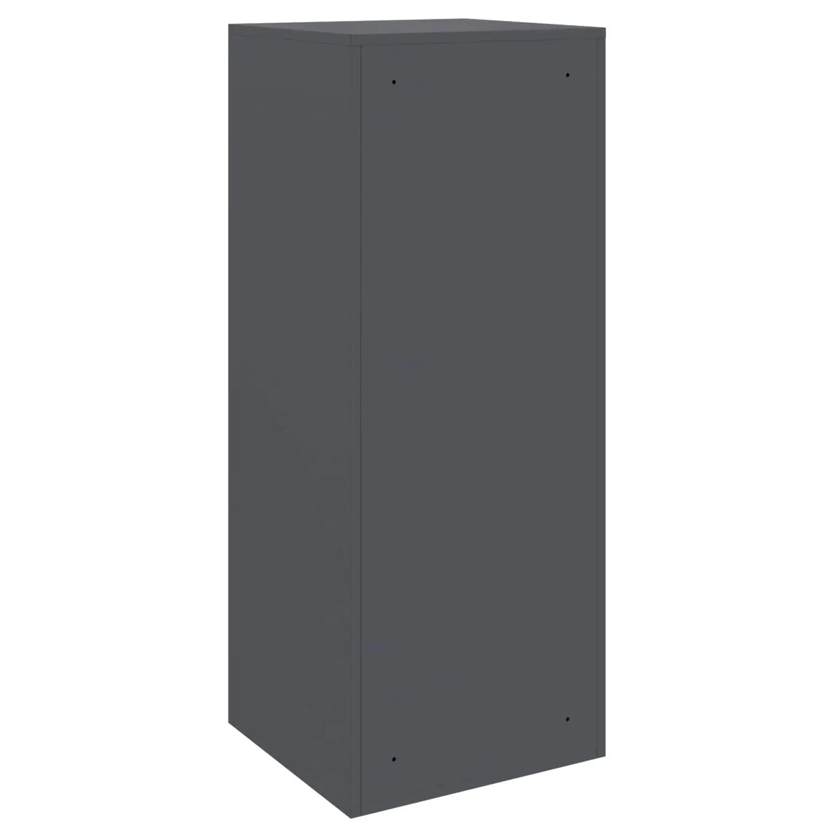 Parcel Drop Box with Storage Anthracite Outdoor Garden Mailbox Steel Secure