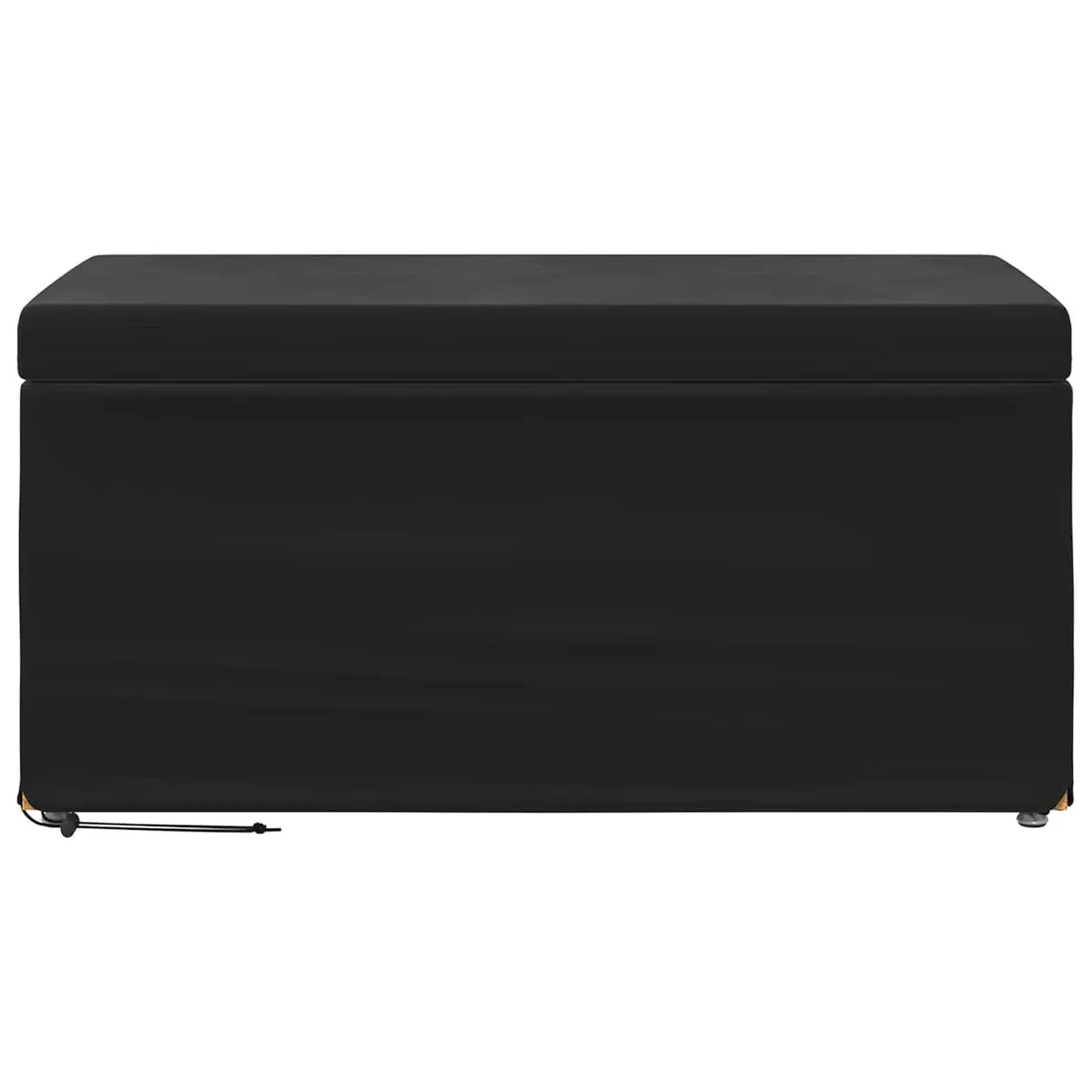 Black Velvet Bar Stool Backless Modern Lounge Seat 81 x 41 x 40 cm