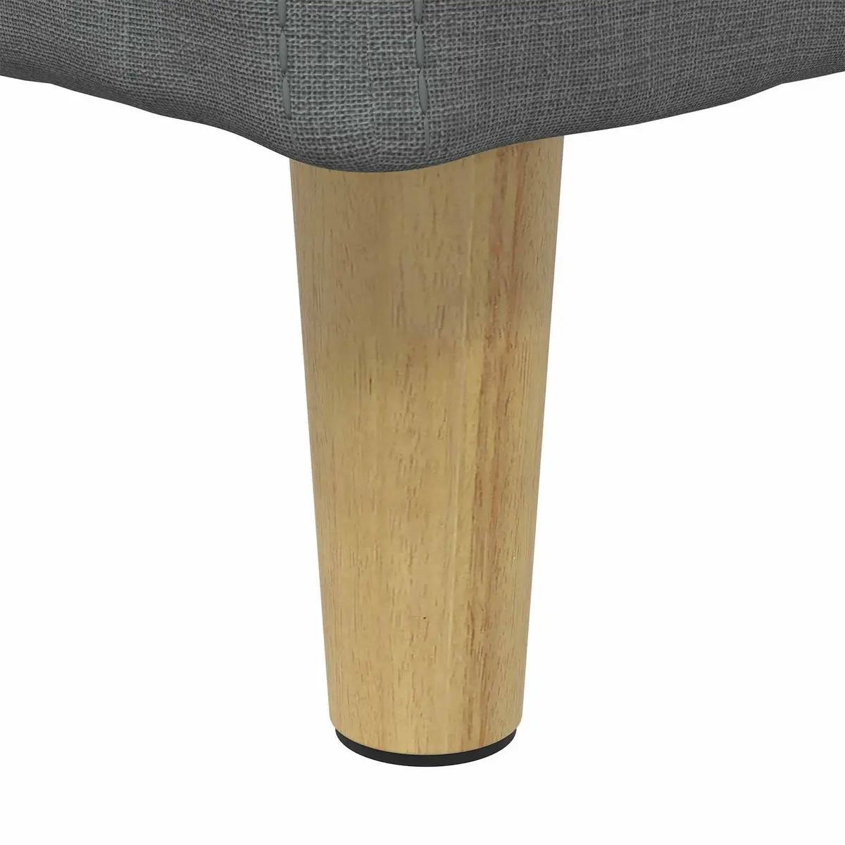 Ottoman Storage Grey Tufted Cushion Indoor Seating 60x60x45cm