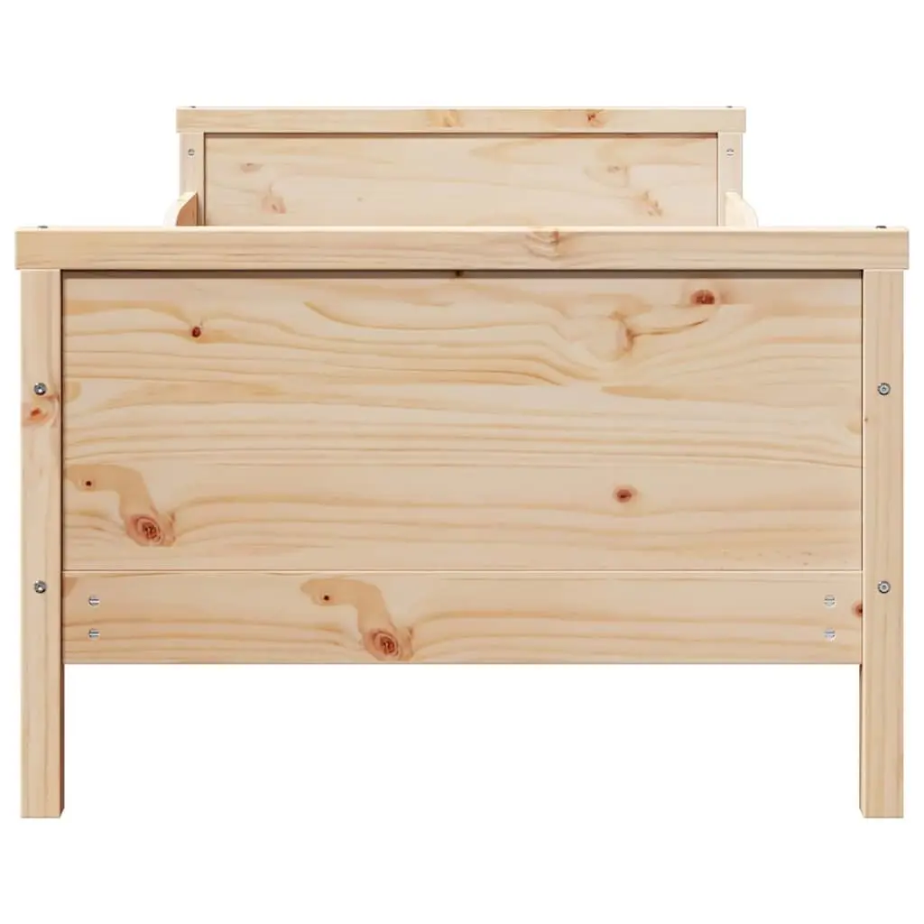Bed Frame with Headboard Footboard Engineered Wood Kids Bedroom Furniture