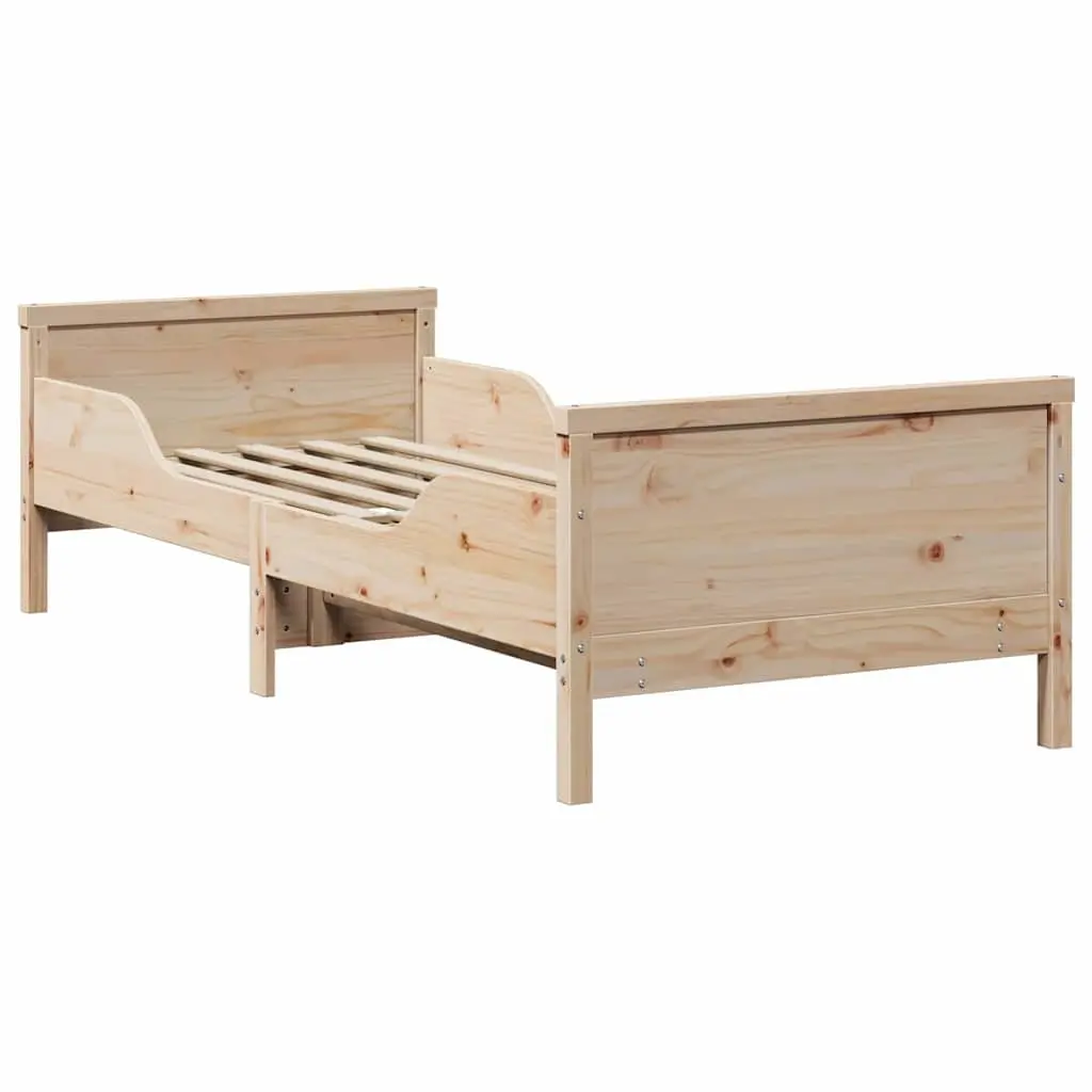 Bed Frame with Headboard Footboard Engineered Wood Kids Bedroom Furniture