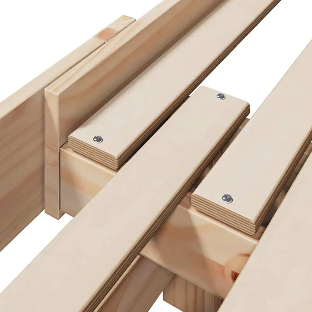 Bed Frame with Headboard Footboard Engineered Wood Kids Bedroom Furniture