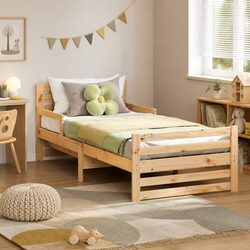 Bed Frame with Headboard 80 x 200 cm Kids Bedroom Furniture Modern Design