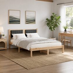 Your New Bed Frame with Comfortable Upholstered Headboard