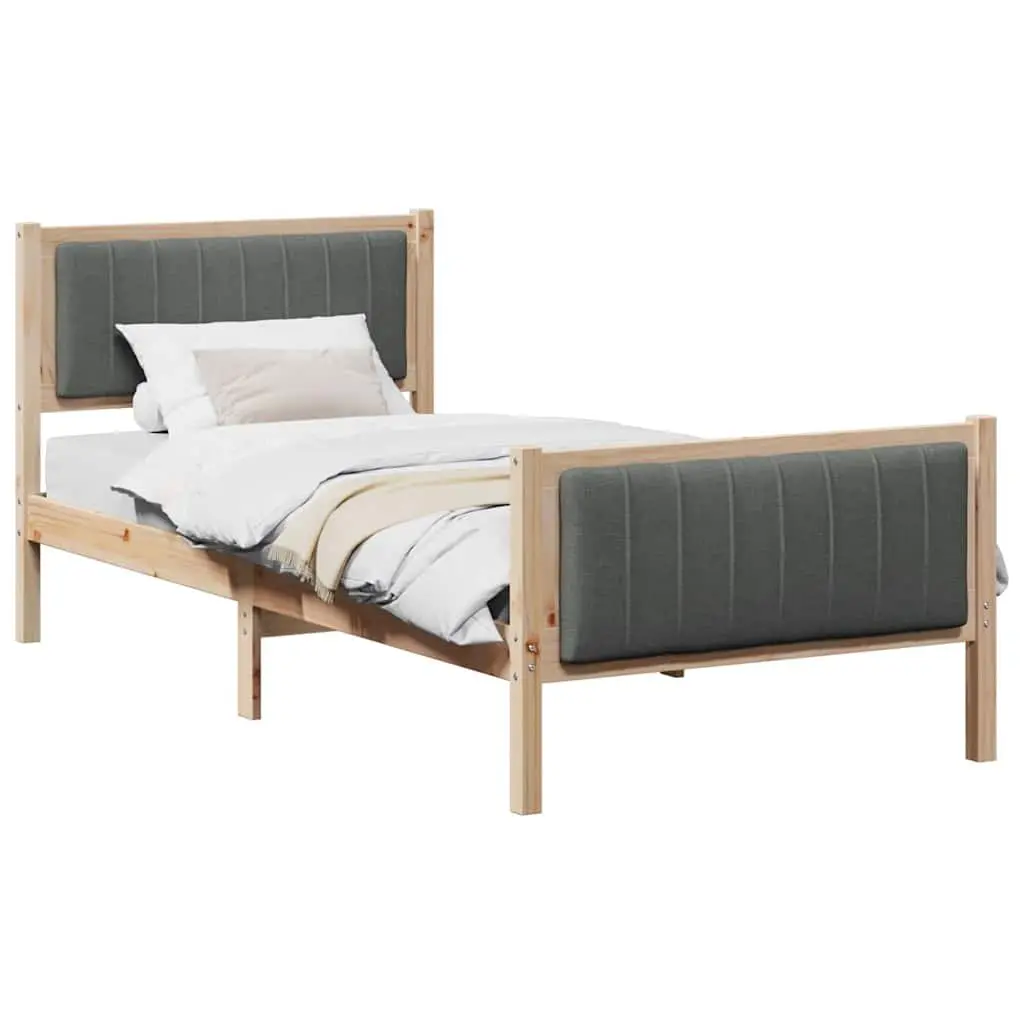 90 x 190 cm Pine Wood Bed Frame