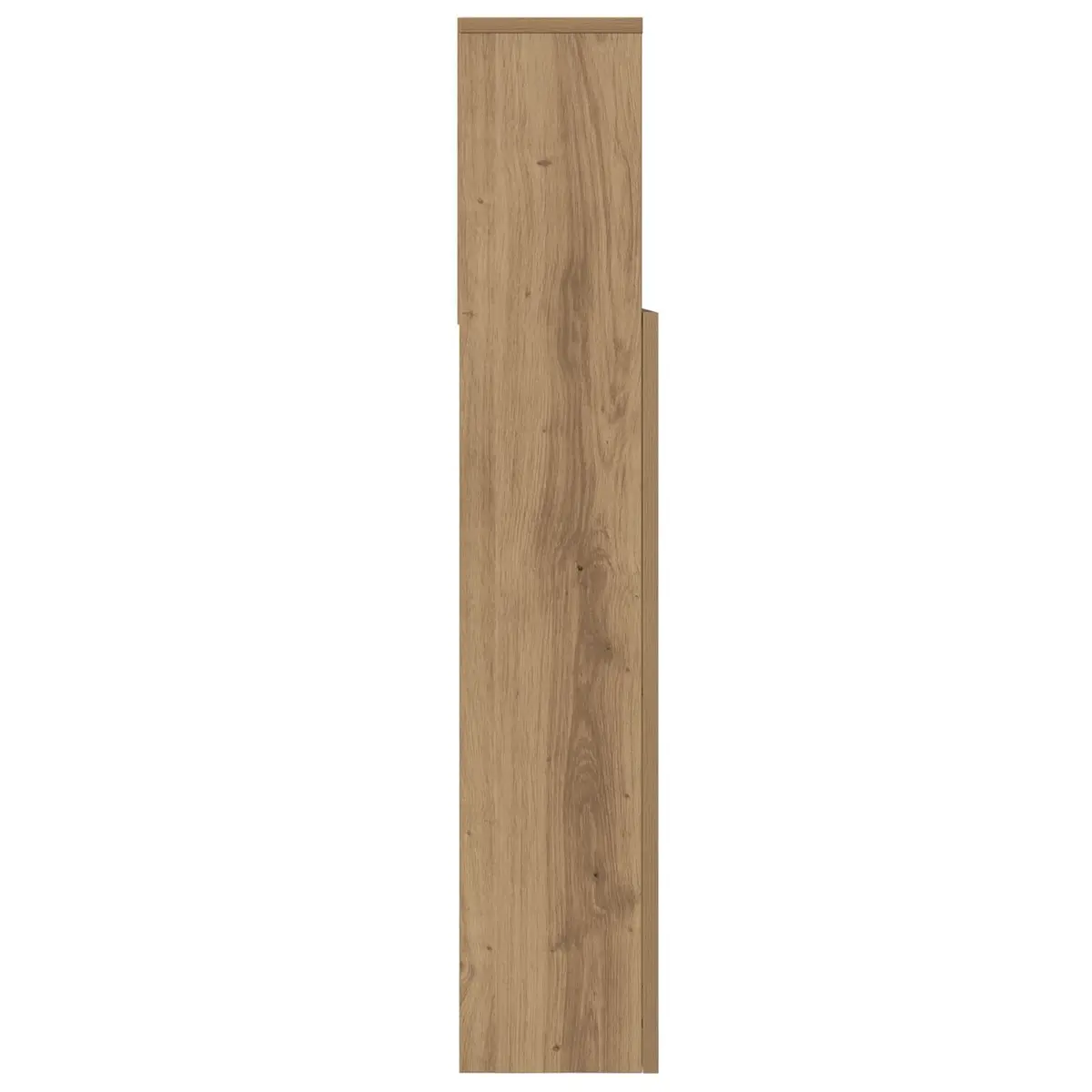 Bedroom Storage Headboard Cabinet Wall-Mounted with Shelves Engineered Wood Brown