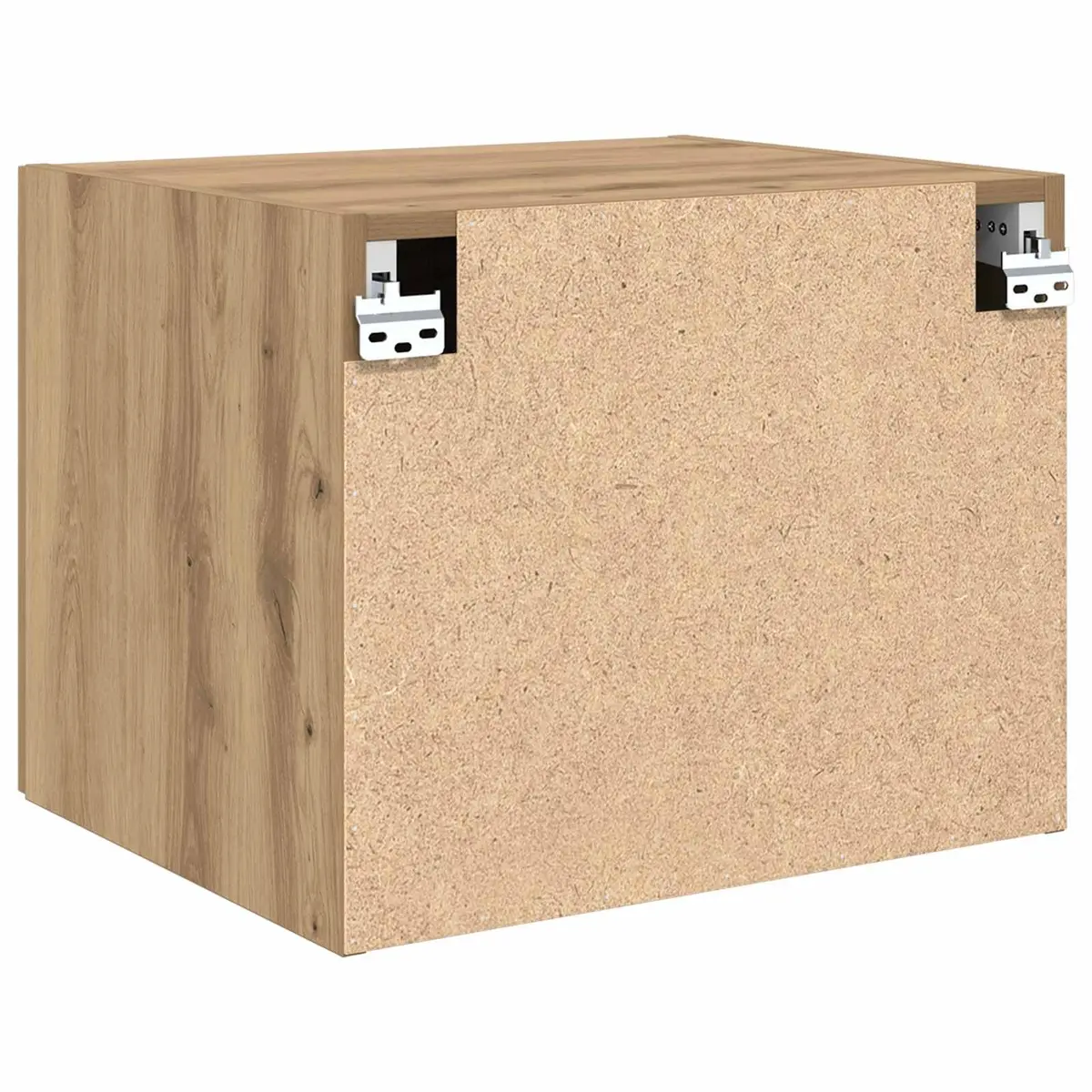 Wall Cabinet Brown Rustic Storage Engineered Wood Home Furniture Sideboard