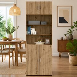 Your Perfect Brown Wall Cabinet for Organized Spaces 80 x 42.5 x 40 cm
