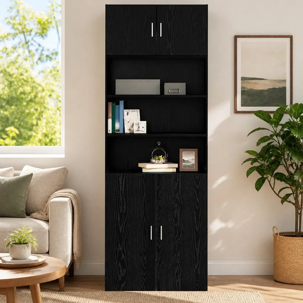 Black Oak Wall Cabinet