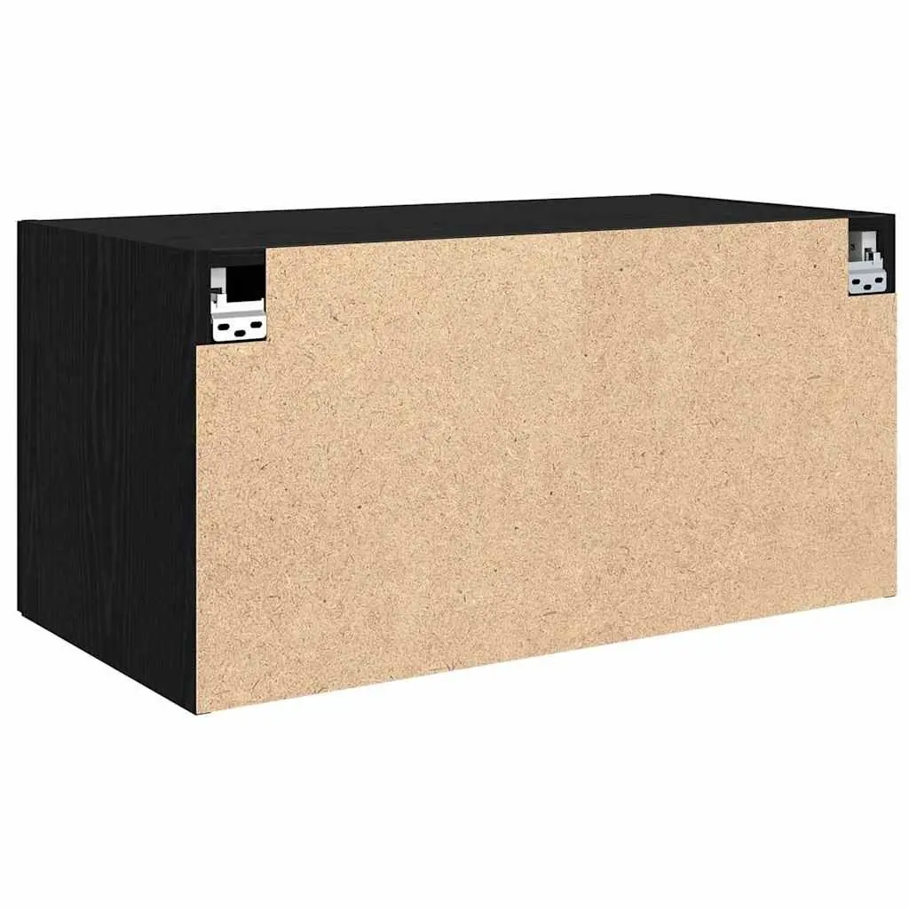 Black Oak Wall Cabinet